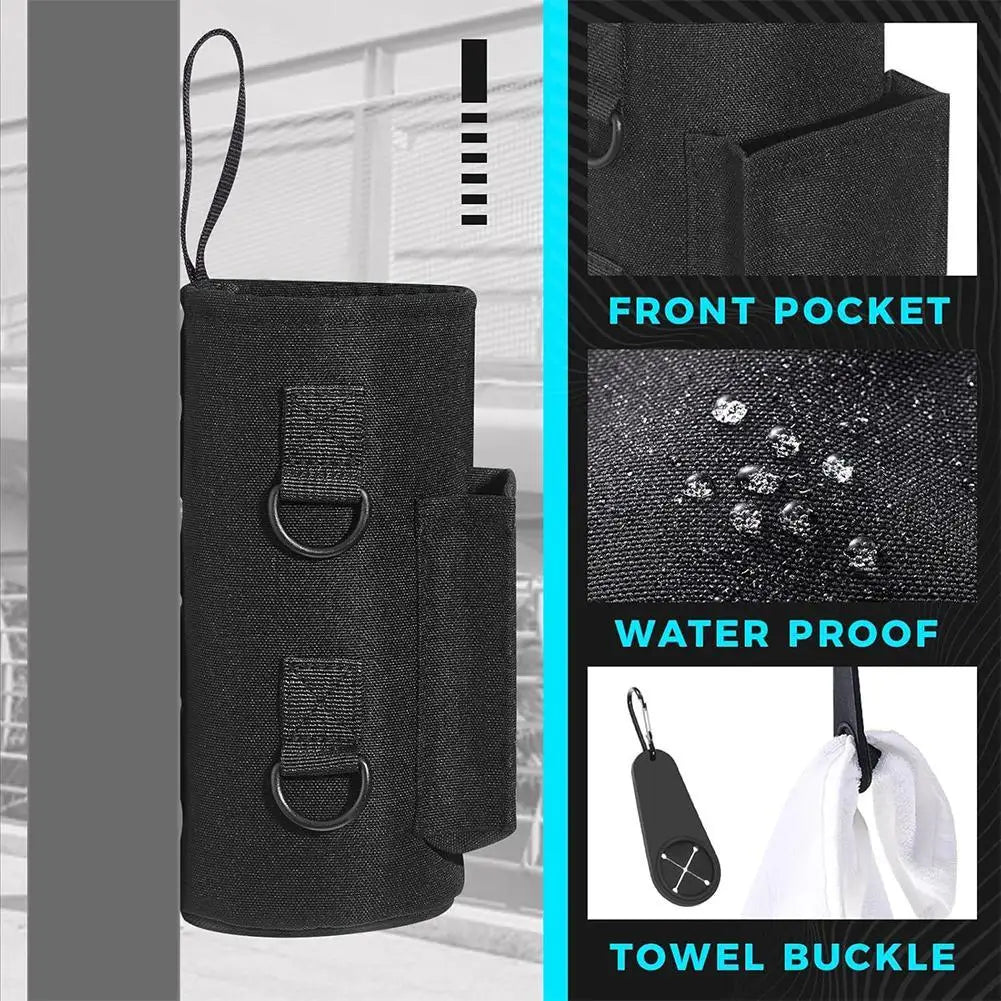 Magnetic Gym Water Bottle Bag Non Slip Magnetic Gym Sling Bag Portable Magnetic Water Bottle Carrier Holder for Gym Accessories