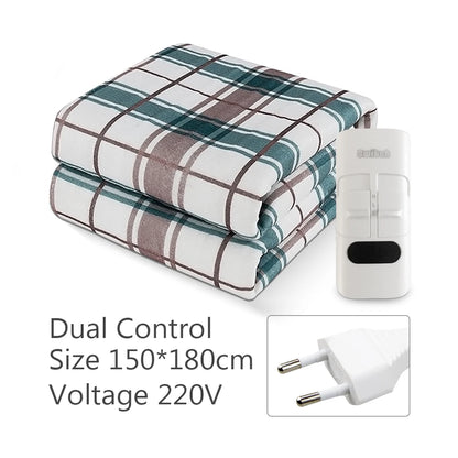 Electric Blanket 220V Thicken Thermostat Electric Blankets 70x150/120x150/150x180cm Electric Heating Blanket Winter Body Warmer