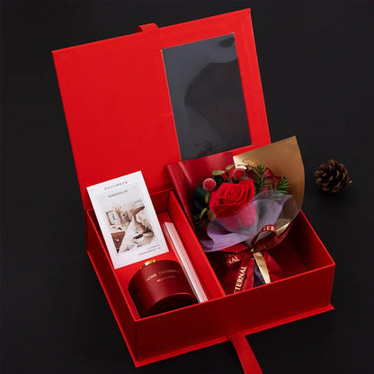 Korean-style Flameless Aromatherapy Bouquet Gift Box Holiday Gift Party Favor Christmas Gift