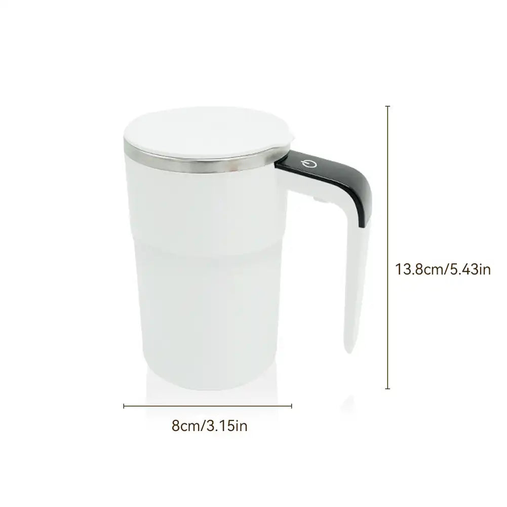 1Pc TYPE-C Rechargeable 155mAh Battery 304 Stainless Steel Automatic Stirring Cup Portable Coffee Mug with Temperature Display