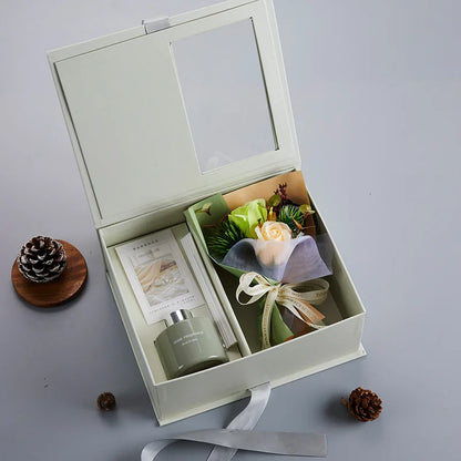 Korean-style Flameless Aromatherapy Bouquet Gift Box Holiday Gift Party Favor Christmas Gift