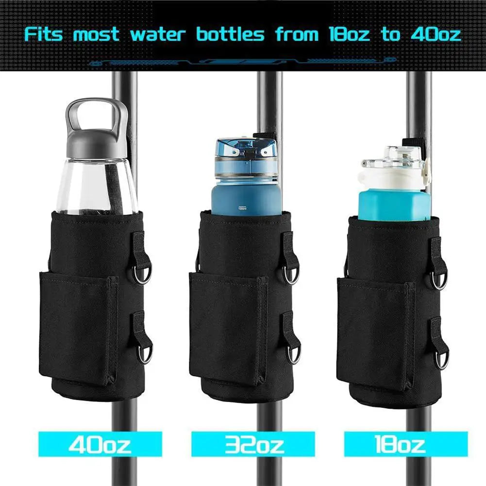 Magnetic Gym Water Bottle Bag Non Slip Magnetic Gym Sling Bag Portable Magnetic Water Bottle Carrier Holder for Gym Accessories