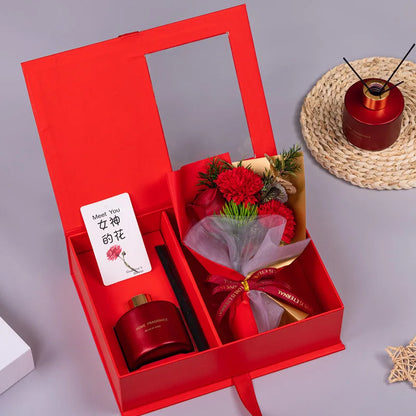 Korean-style Flameless Aromatherapy Bouquet Gift Box Holiday Gift Party Favor Christmas Gift