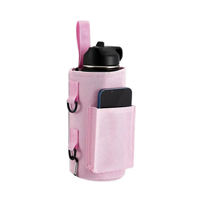 Magnetic Gym Water Bottle Bag Non Slip Magnetic Gym Sling Bag Portable Magnetic Water Bottle Carrier Holder for Gym Accessories