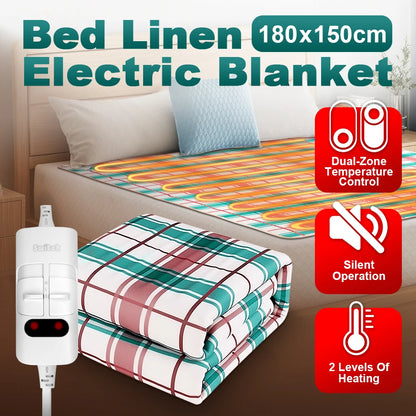 Electric Blanket 220V Thicken Thermostat Electric Blankets 70x150/120x150/150x180cm Electric Heating Blanket Winter Body Warmer