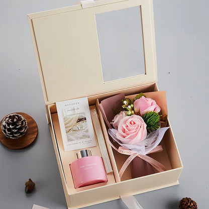 Korean-style Flameless Aromatherapy Bouquet Gift Box Holiday Gift Party Favor Christmas Gift