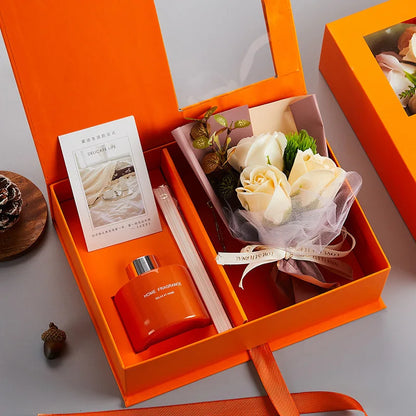 Korean-style Flameless Aromatherapy Bouquet Gift Box Holiday Gift Party Favor Christmas Gift