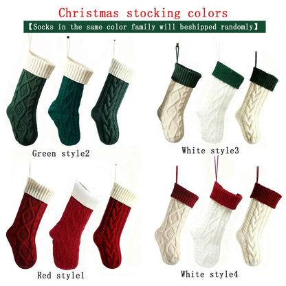 One Vintage Personalized Christmas Stocking with Embroidered Name, Holiday Stocking Gift Bag, Family Christmas Gift