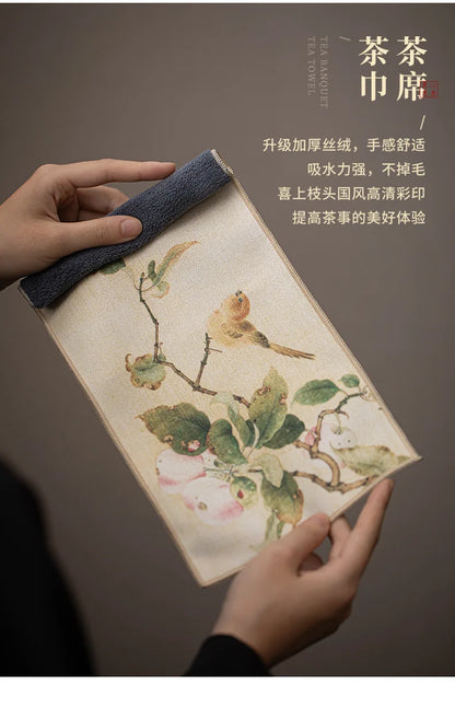 1-8PCS Hand Drawn Flowers Matcha Tea Set Japanese Matcha Gift Box Matcha Bowl Baibenli Tea Bowl Whisk Ceramic Teaset Tool Sets