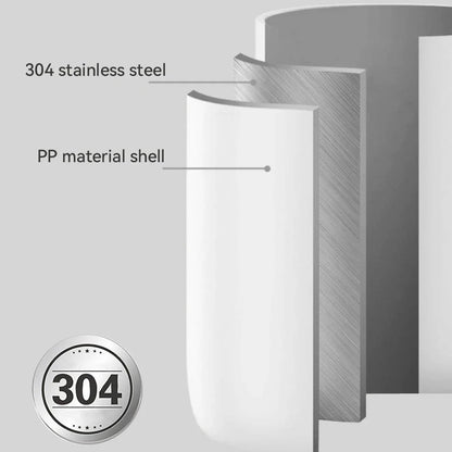 1Pc TYPE-C Rechargeable 155mAh Battery 304 Stainless Steel Automatic Stirring Cup Portable Coffee Mug with Temperature Display