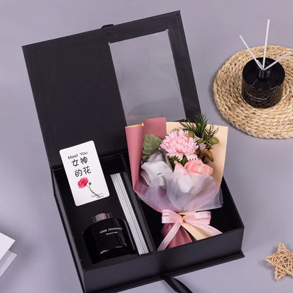 Korean-style Flameless Aromatherapy Bouquet Gift Box Holiday Gift Party Favor Christmas Gift
