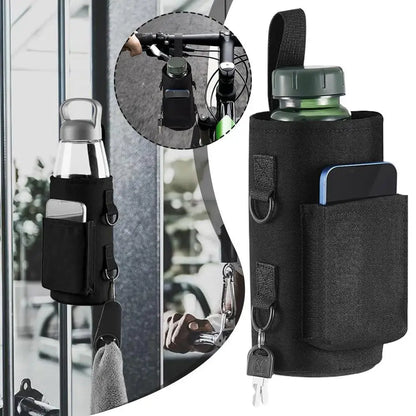 Magnetic Gym Water Bottle Bag Non Slip Magnetic Gym Sling Bag Portable Magnetic Water Bottle Carrier Holder for Gym Accessories