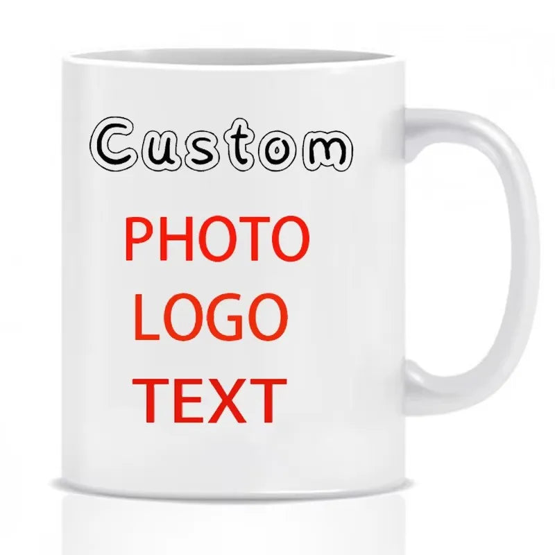 Personalized Your Photo Mug, Custom NAME IMAGE TEXT Cup,Customize Coffee Mugs, Milk Tea Cups, Mothers day, Wedding Gift