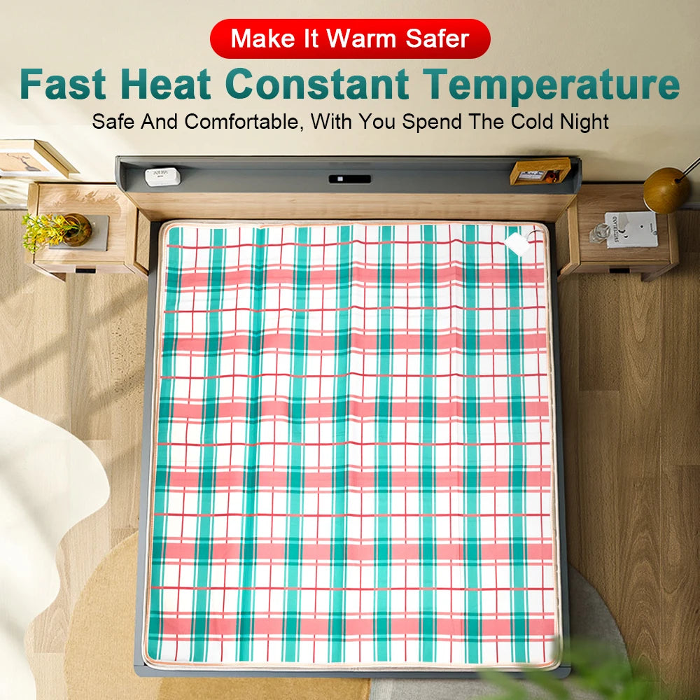 Electric Blanket 220V Thicken Thermostat Electric Blankets 70x150/120x150/150x180cm Electric Heating Blanket Winter Body Warmer