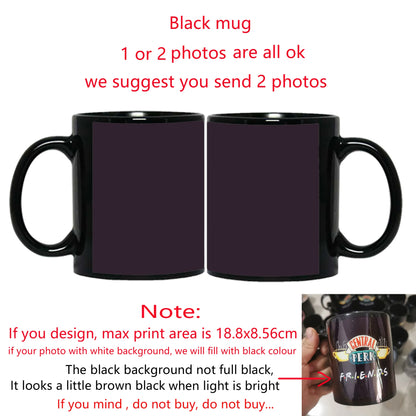 Personalized Your Photo Mug, Custom NAME IMAGE TEXT Cup,Customize Coffee Mugs, Milk Tea Cups, Mothers day, Wedding Gift