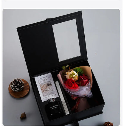 Korean-style Flameless Aromatherapy Bouquet Gift Box Holiday Gift Party Favor Christmas Gift