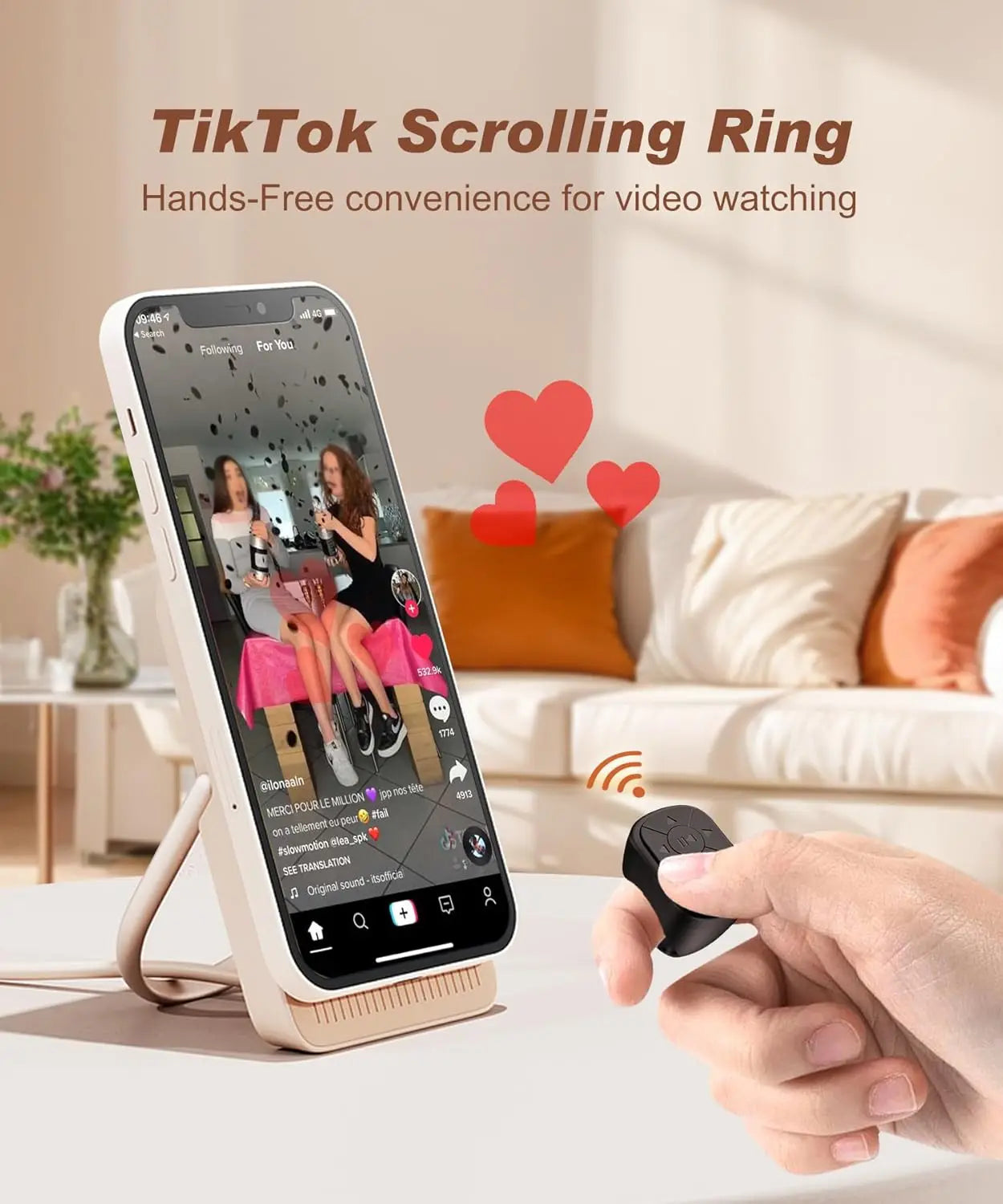 Tiktok Scrolling Ring Tiktok Remote Control