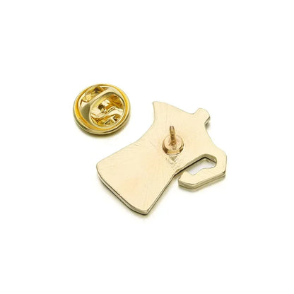Coffee Cup Enamel Pins  Metal Brooches Fashion Lapel Badge Backpack Clothes Jewelry Gift for Friends