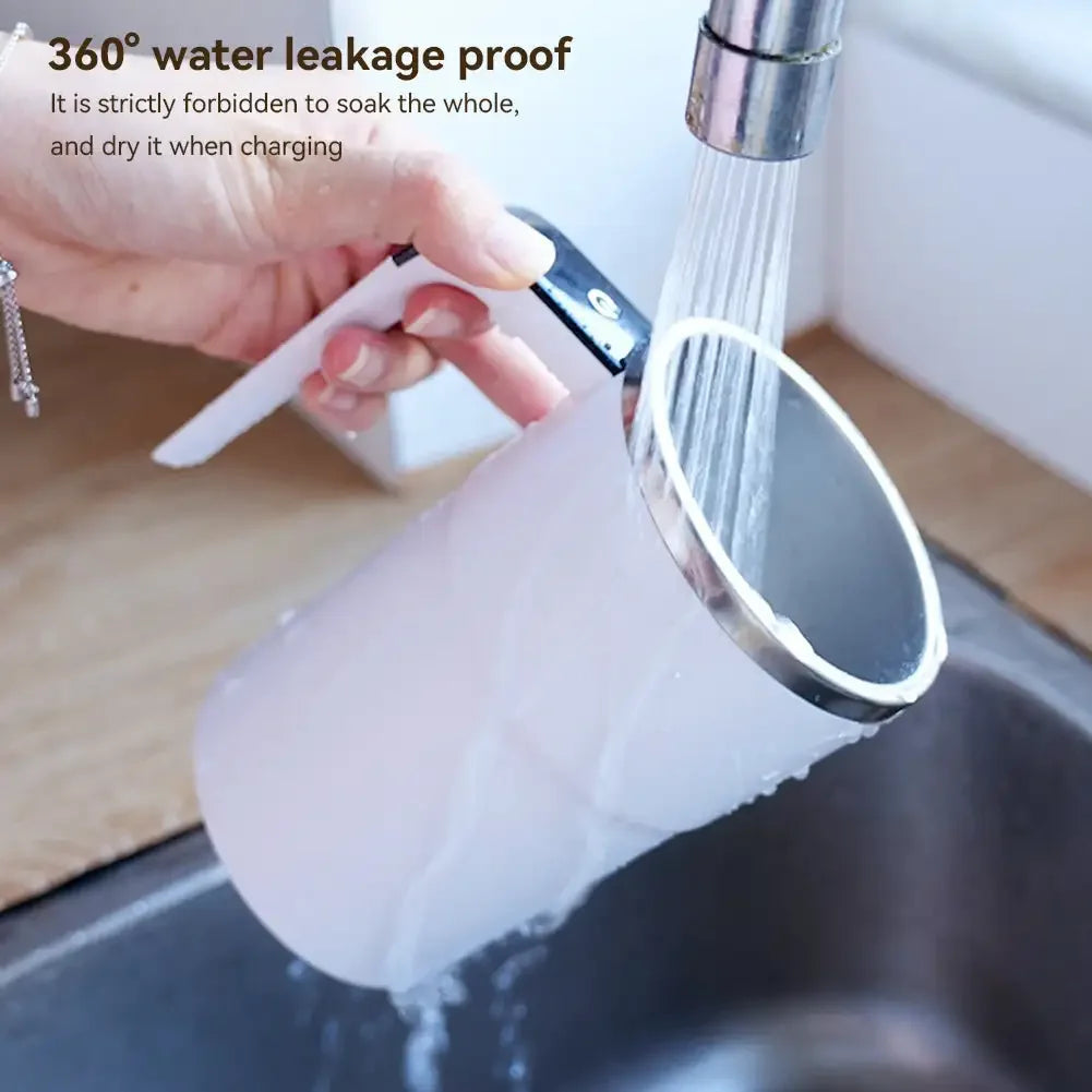 1Pc TYPE-C Rechargeable 155mAh Battery 304 Stainless Steel Automatic Stirring Cup Portable Coffee Mug with Temperature Display