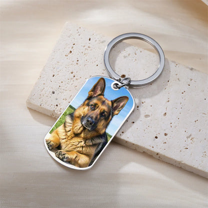 Custom Photo Keychain Women Stainless Steel Keyring Rectangle Heart Shape Personalized Picture Key Holder Jewelry Christmas Gift